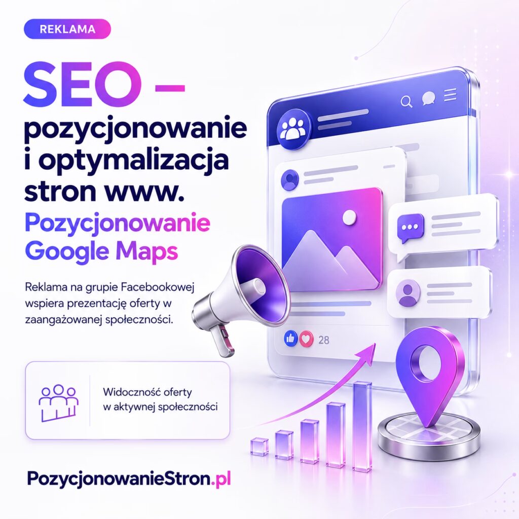 SEO - pozycjonowanie i optymalizacja stron www. Pozycjonowanie Google Maps