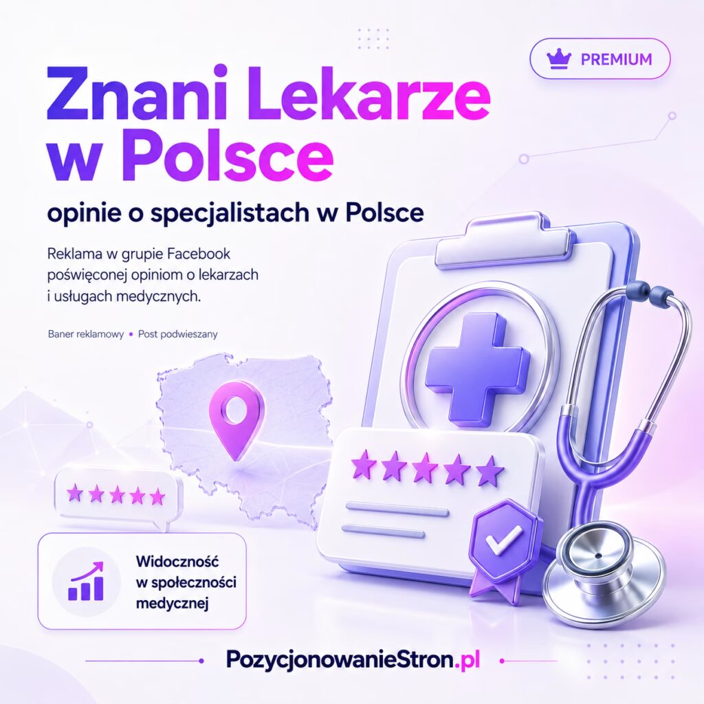 Znani Lekarze w Polsce - opinie o specjalistach w Polsce