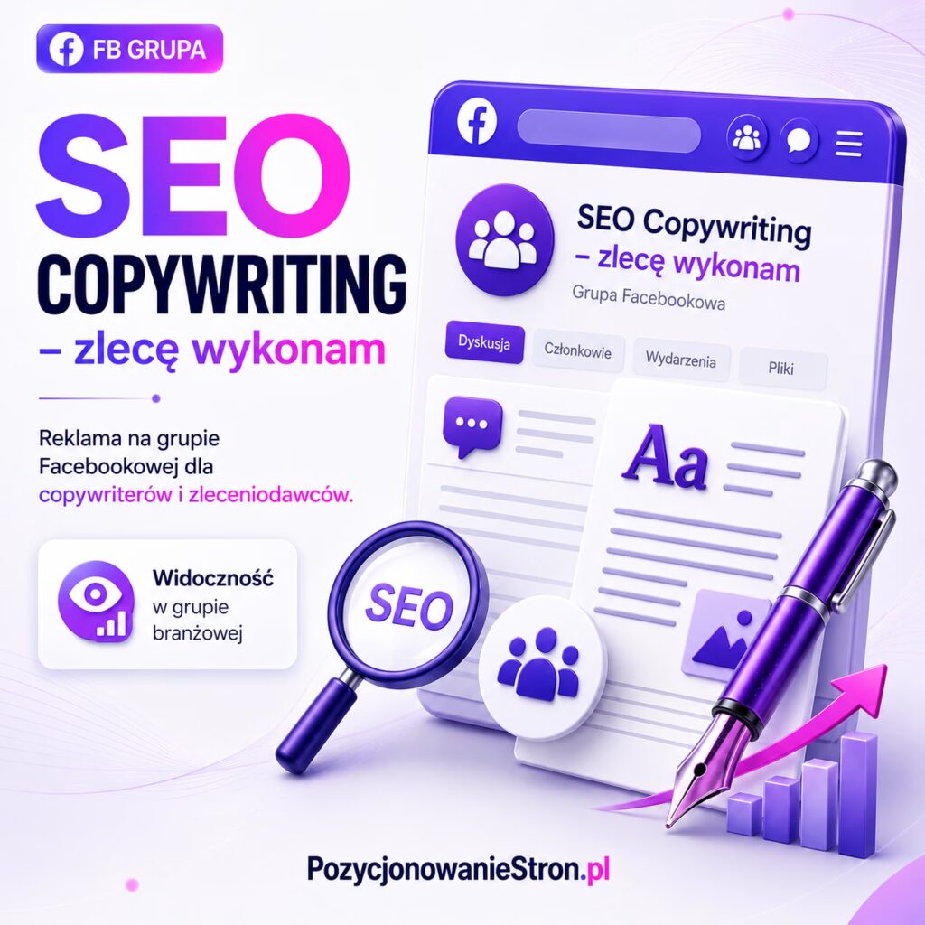 SEO Copywriting - zlecę wykonam