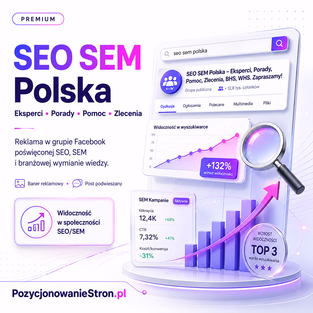 SEO SEM Polska - Eksperci, Porady, Pomoc, Zlecenia, BHS, WHS. Zapraszamy!