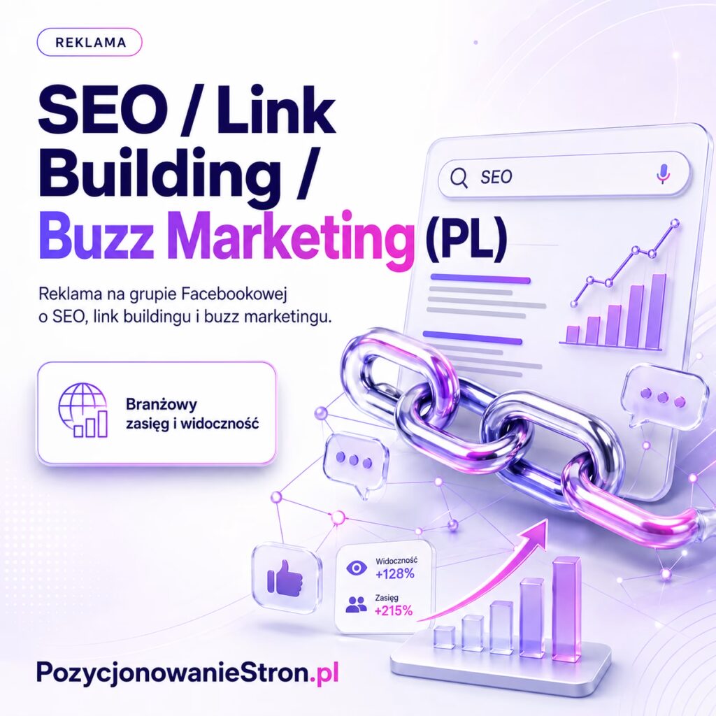 SEO / Link Building / Buzz Marketing (PL)