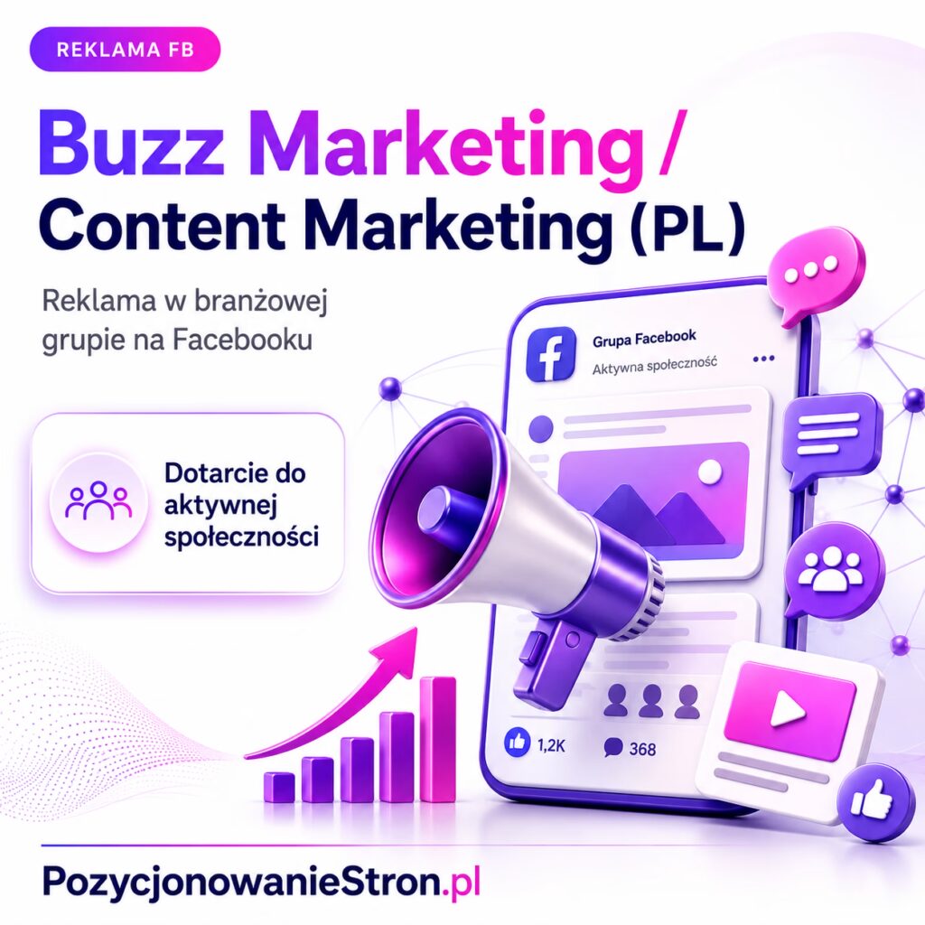 Buzz Marketing / Content Marketing (PL)