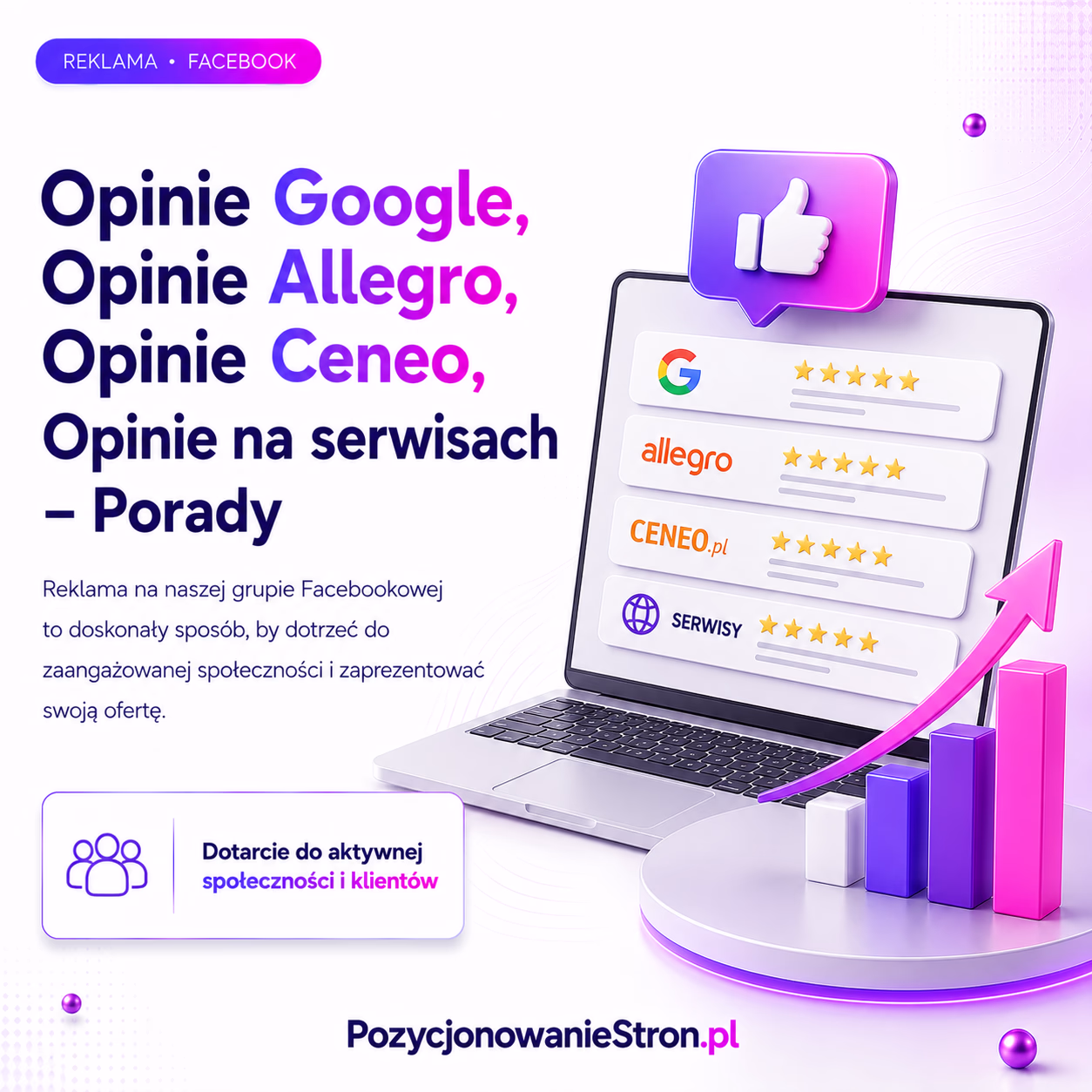 Opinie Google, Opinie Allegro, Opinie Ceneo, Opinie na serwisach - Porady