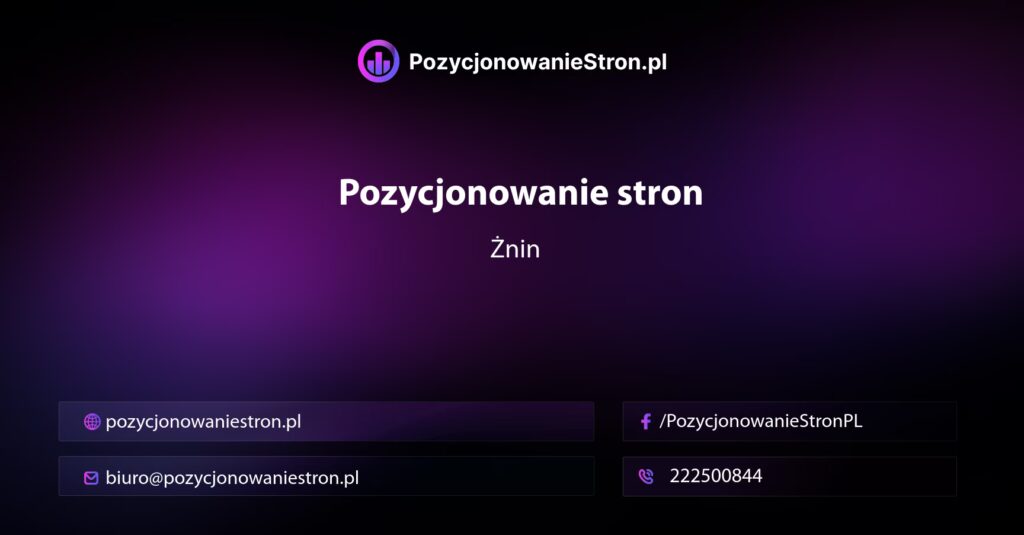Pozycjonowanie stron Żnin