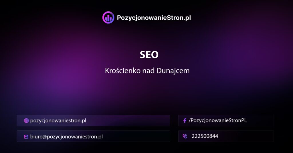 SEO Krościenko nad Dunajcem