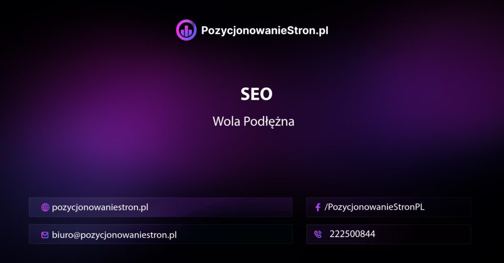 SEO Wola Podłężna