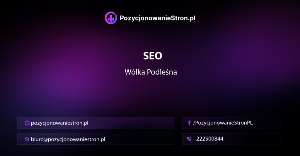 SEO Wólka Podleśna