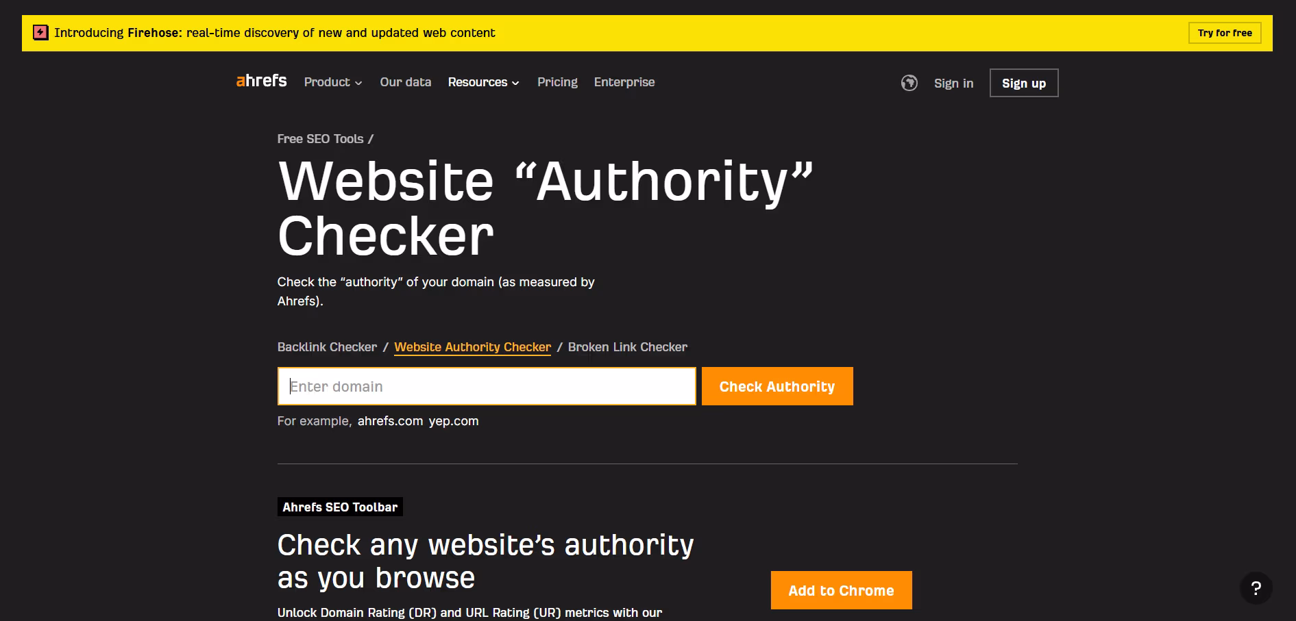 ahrefs - SEO Dębów