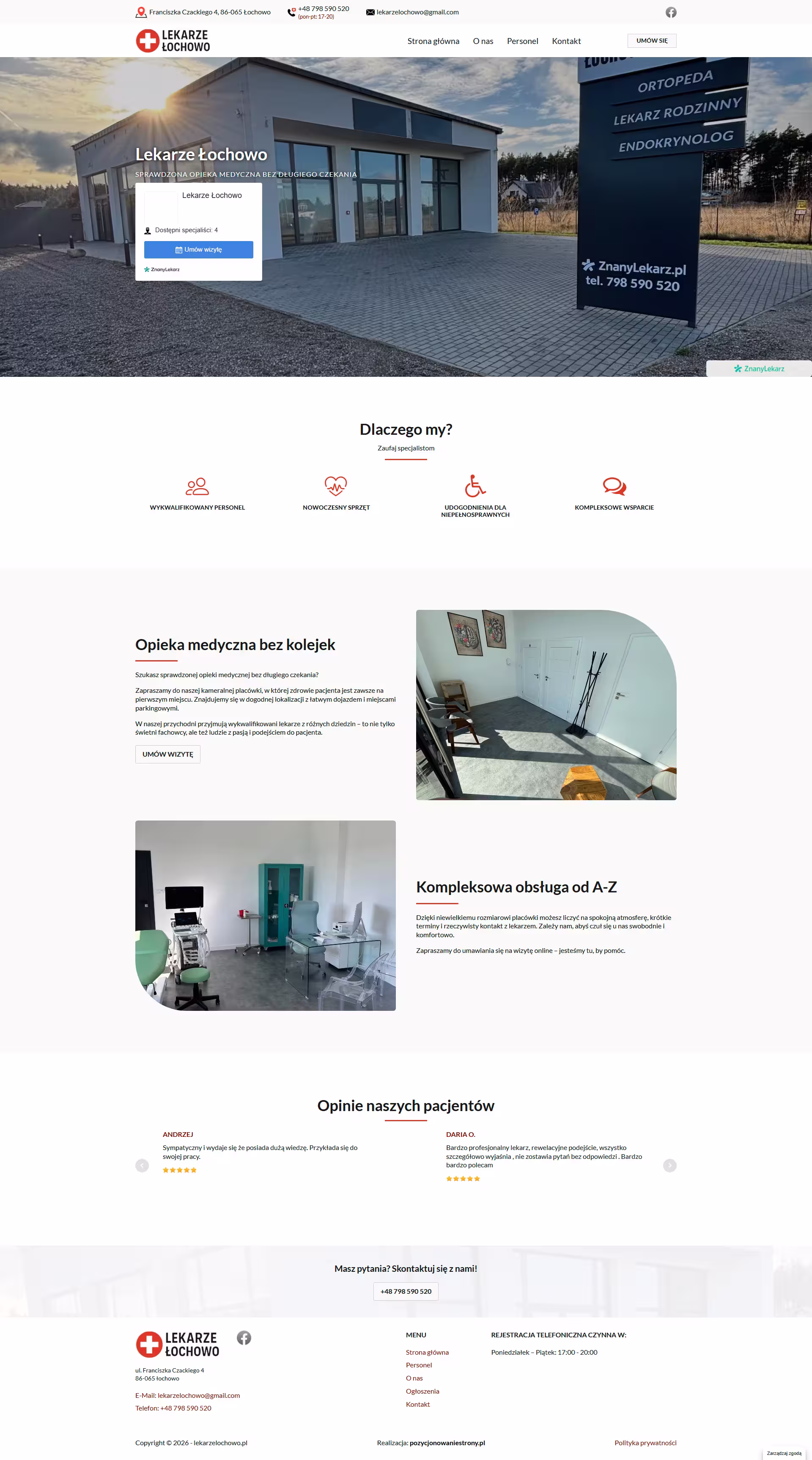 lekarzelochowo - portfolio