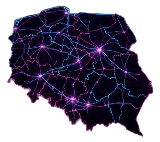 mapa Polski