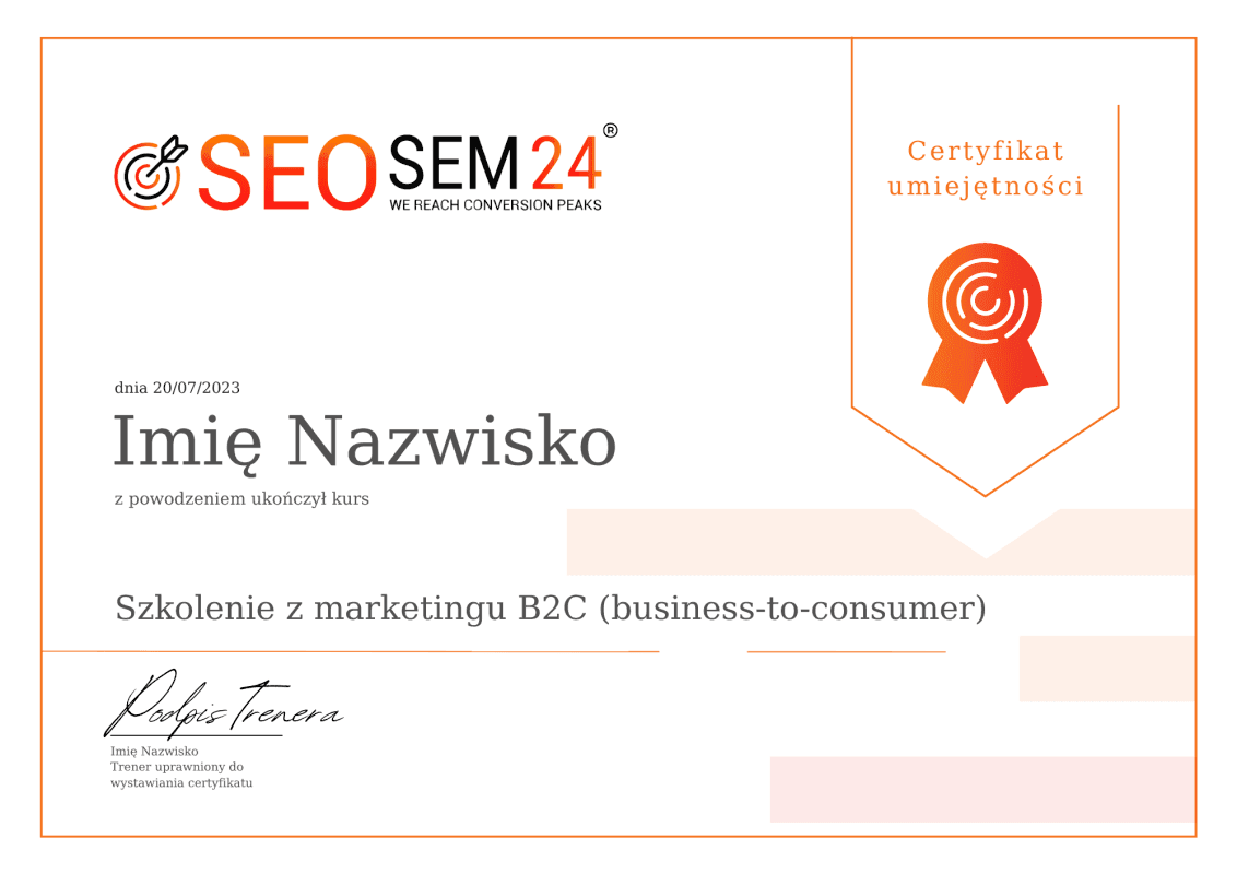 Szkolenie z marketingu B2C (business-to-consumer) - obrazek 2