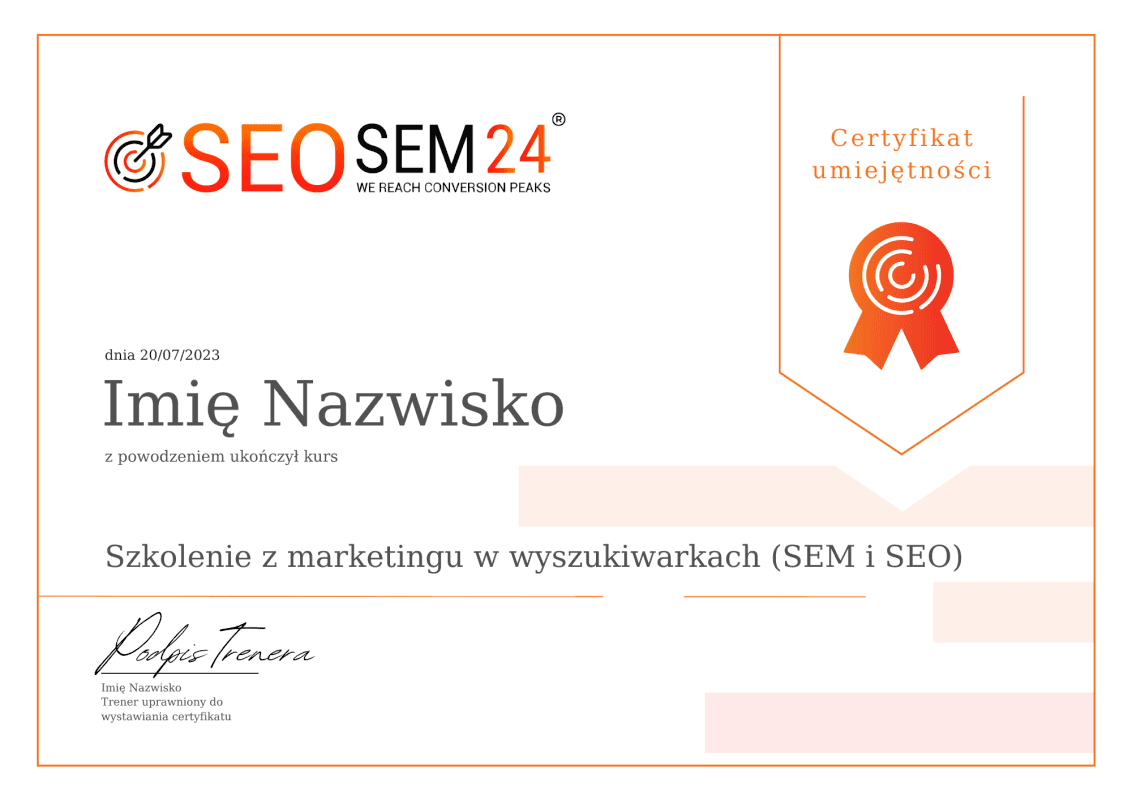 Szkolenie z marketingu w wyszukiwarkach (SEM i SEO) - obrazek 2