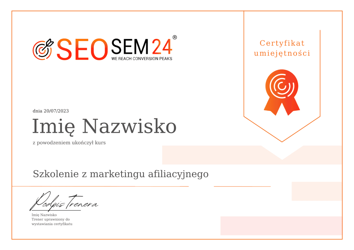 Szkolenie z marketingu afiliacyjnego - obrazek 2