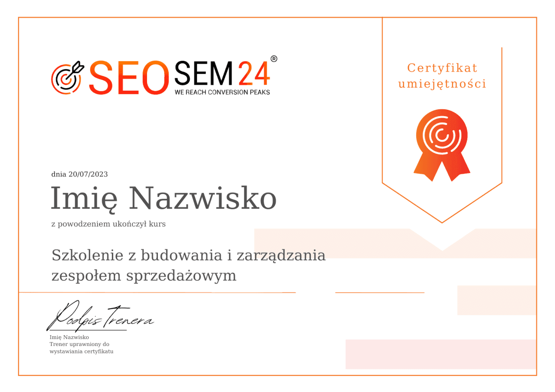 Szkolenie z budowania i zarządzania zespołem sprzedażowym - obrazek 2