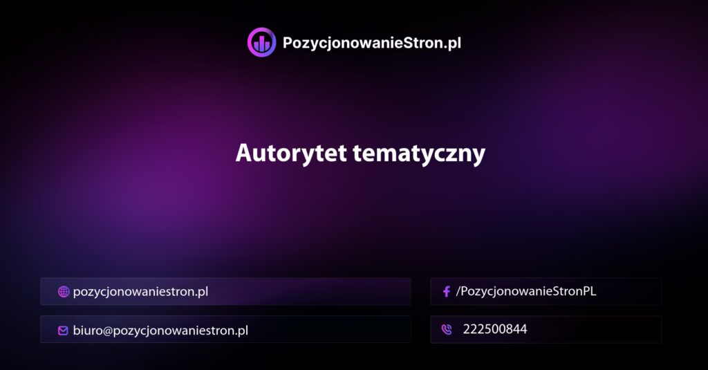 autorytet tematyczny