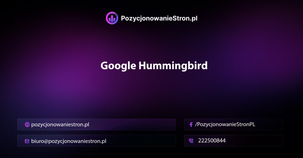 Google Hummingbird