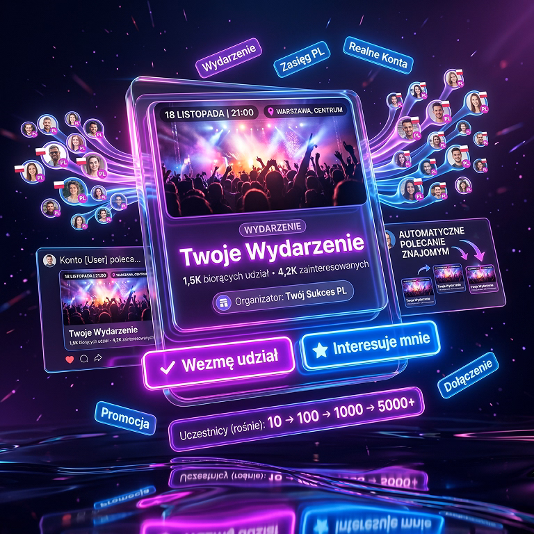 FACEBOOK Promocja wydarzeń PL