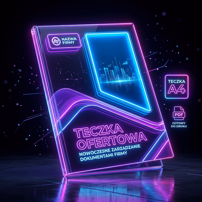 Projekt teczki – teczka A4