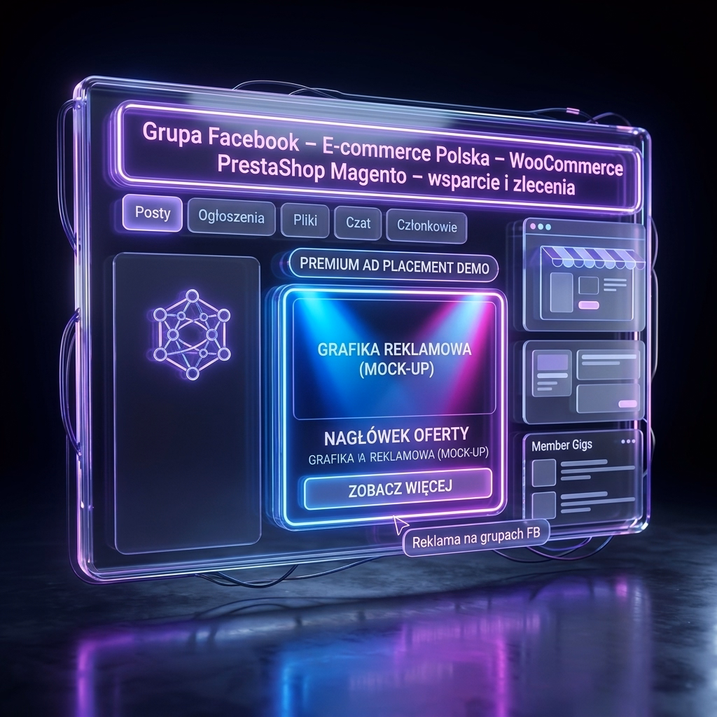 Grupa Facebook – E-commerce Polska – WooCommerce PrestaShop Magento – wsparcie i zlecenia