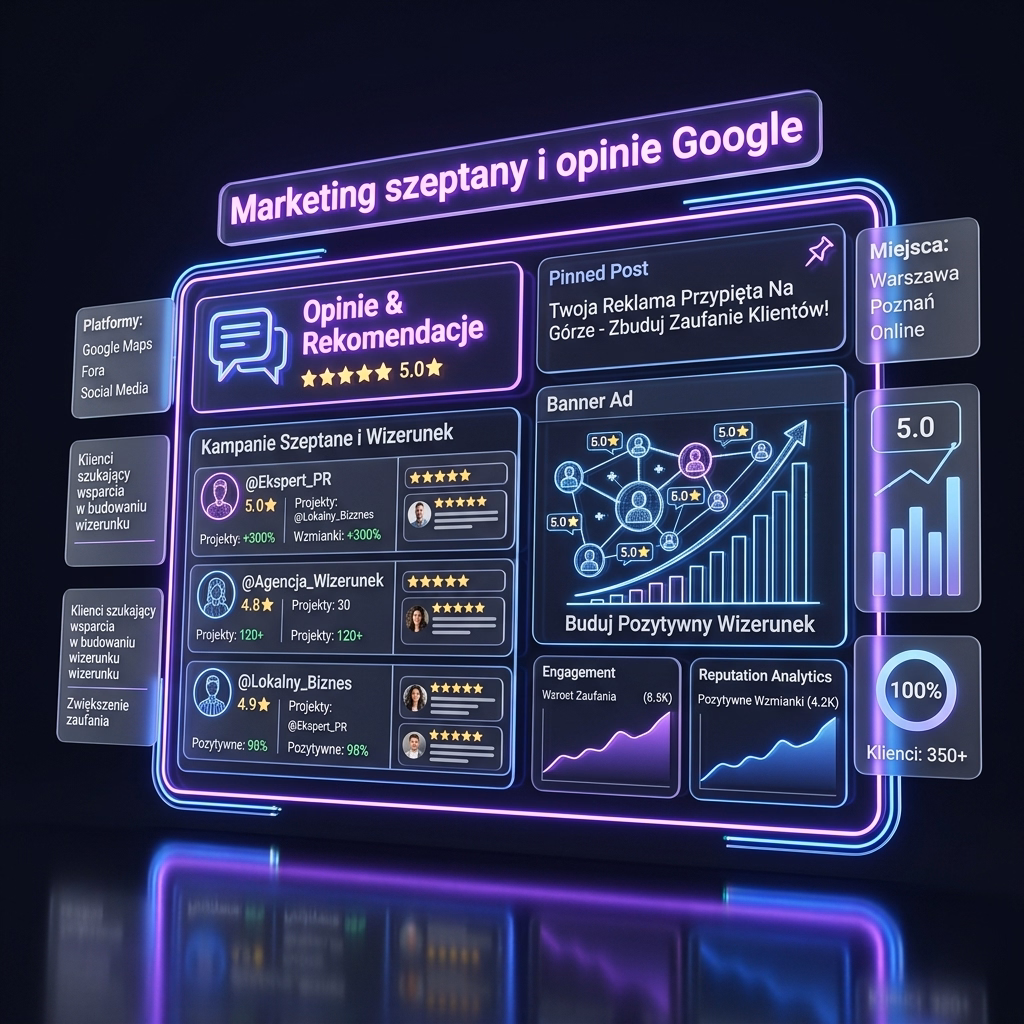 Marketing szeptany i opinie Google
