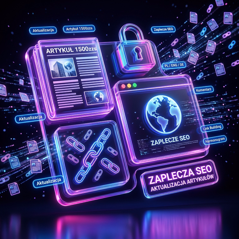 Pakiet aktualizacji artykułów na stronach zapleczowych