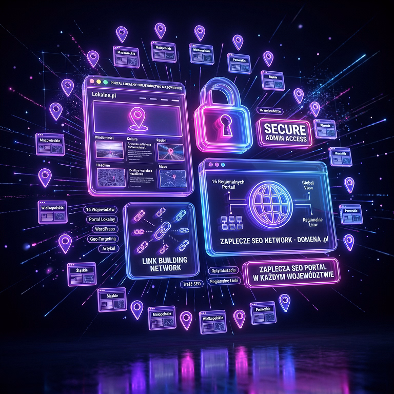 Zaplecze SEO lokalny portal informacyjny w każdym województwie