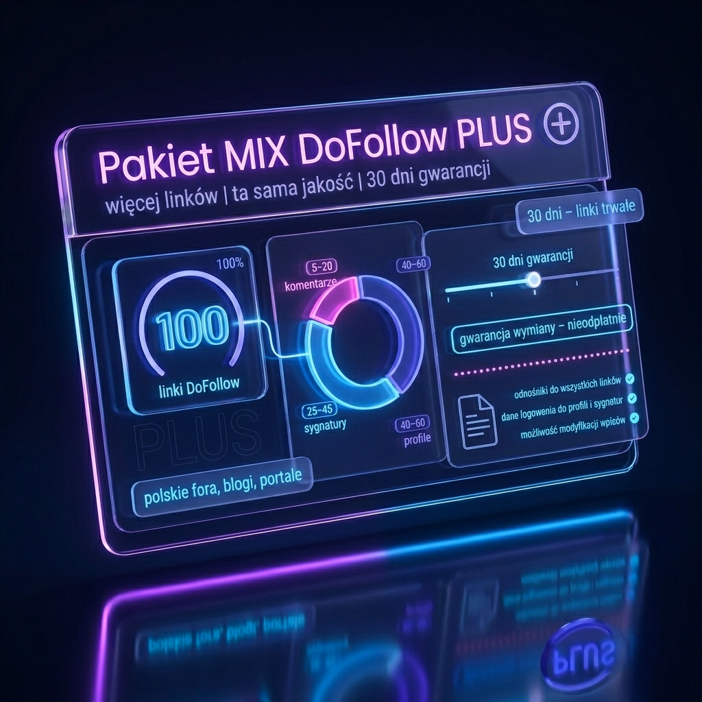 Pakiet MIX DoFollow PLUS