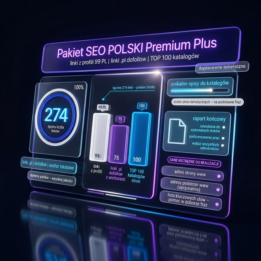 Pakiet SEO POLSKI Premium Plus
