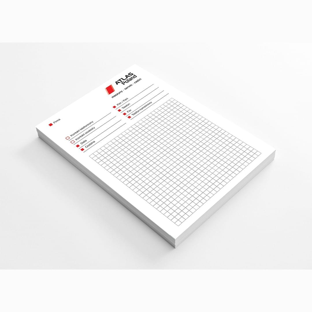 Projekty graficzne papieru firmowego – papier firmowy A5 - obrazek 2