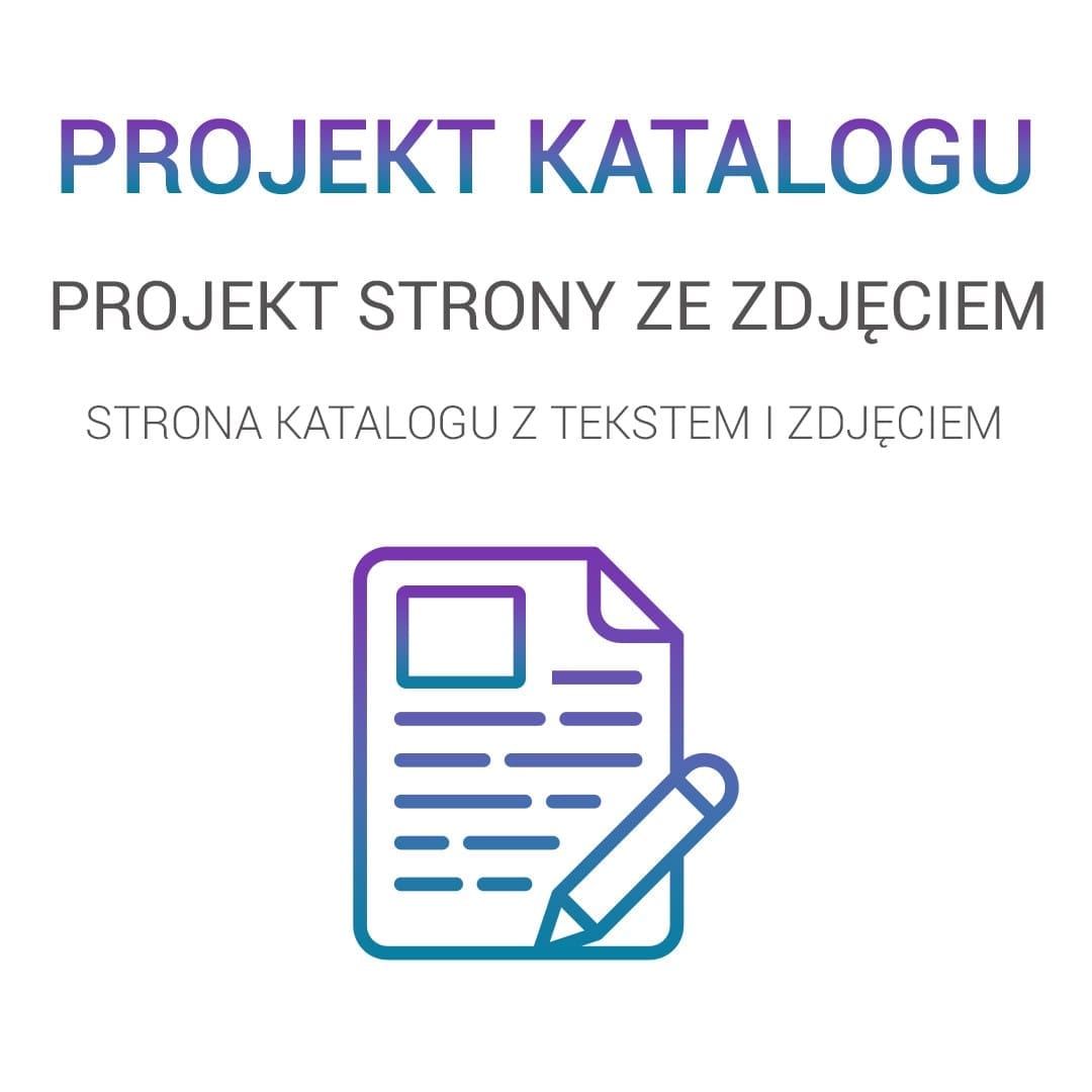 Projekt graficzny katalogu – strona tekstowa ze zdjęciem - obrazek 7