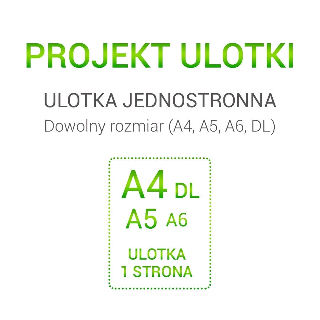 Projekt ulotki – ulotka jednostronna - obrazek 10