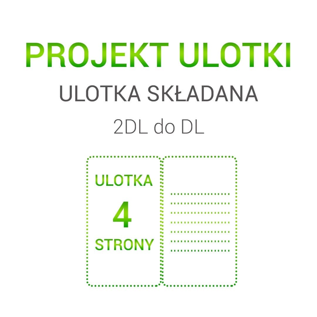 Projekt ulotki – ulotka składana 2DL do DL - obrazek 10