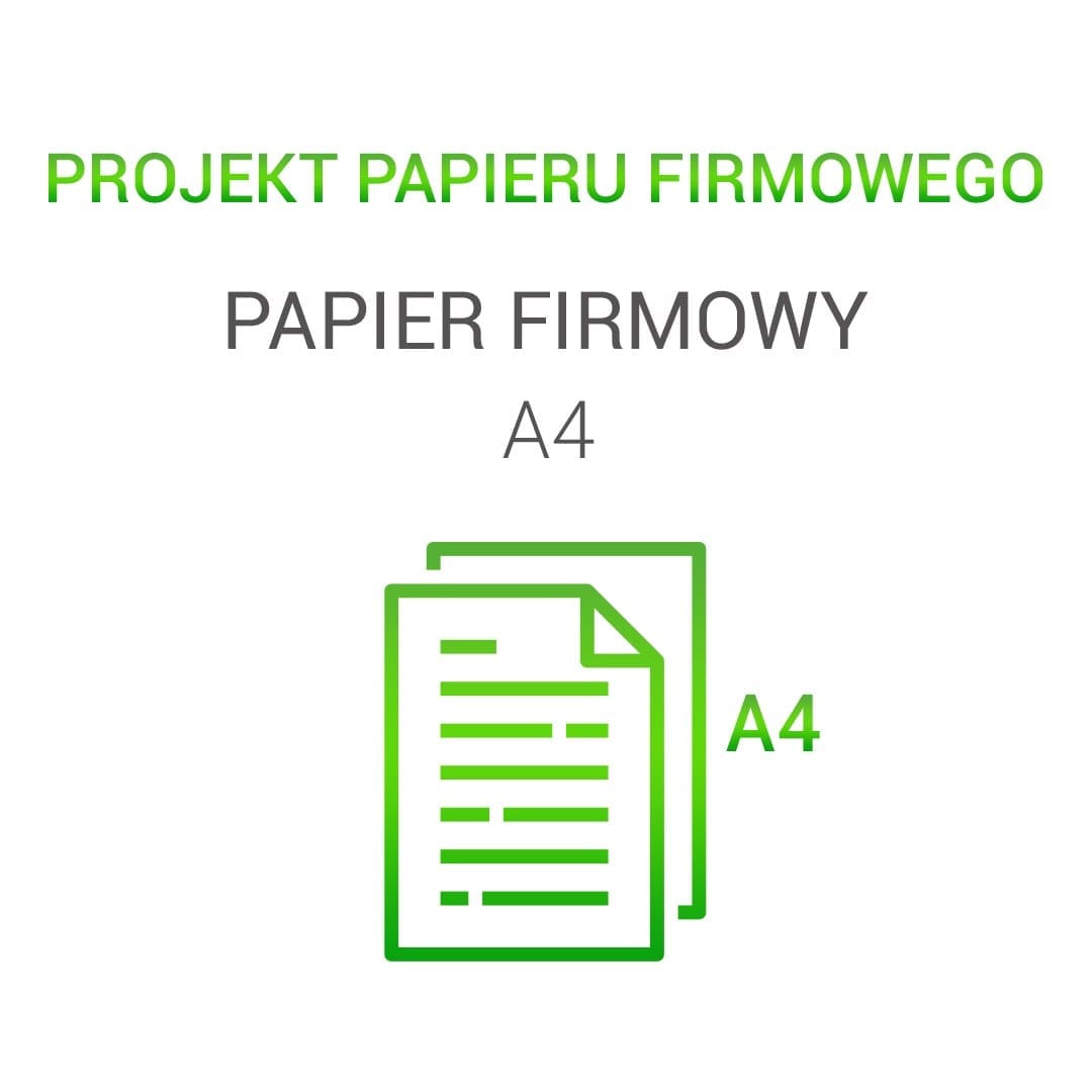 Projekty graficzne papieru firmowego – papier firmowy A4 - obrazek 4