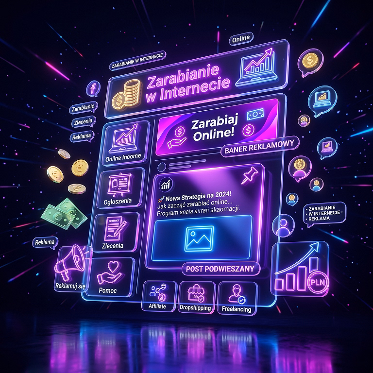 Zarabianie w Internecie – ogłoszenia zlecenia pomoc. Reklamuj sie