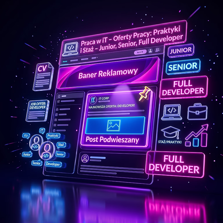 Praca w iT - Oferty Pracy: Praktyki i Staż - Junior, Senior, Full Developer