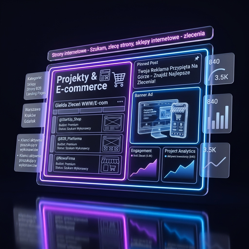 Strony internetowe - Szukam, zlecę strony, sklepy internetowe - zlecenia