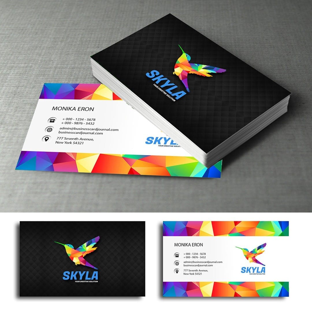 Projekt wizytówki – Standard Papier kreda - obrazek 2