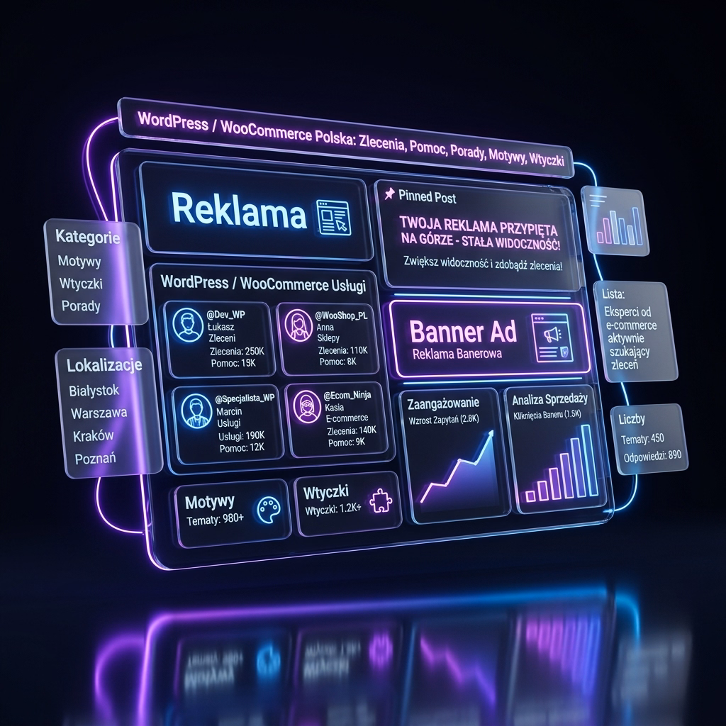 WordPress WooCommerce Polska Zlecenia, Pomoc, Porady, Motywy, Wtyczki