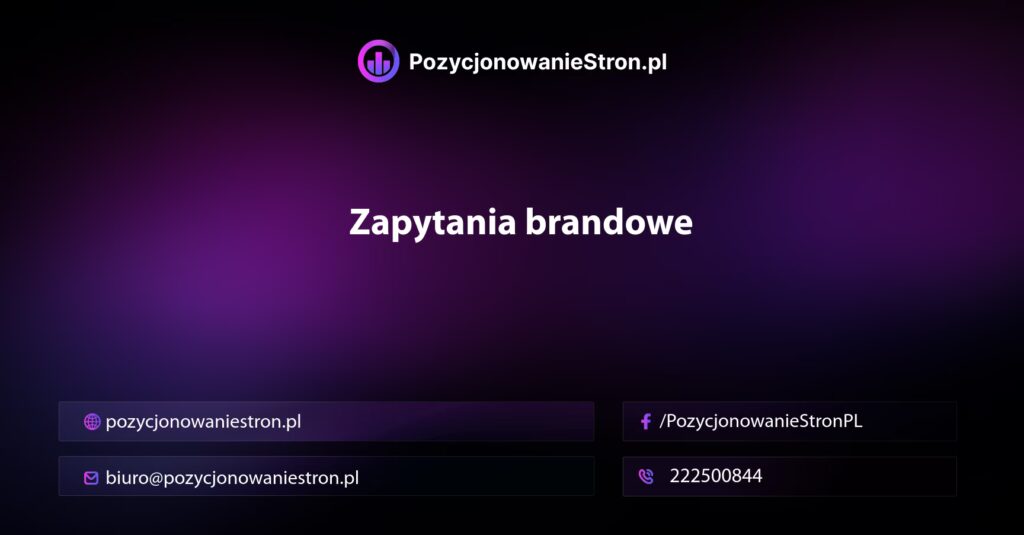 Zapytania brandowe