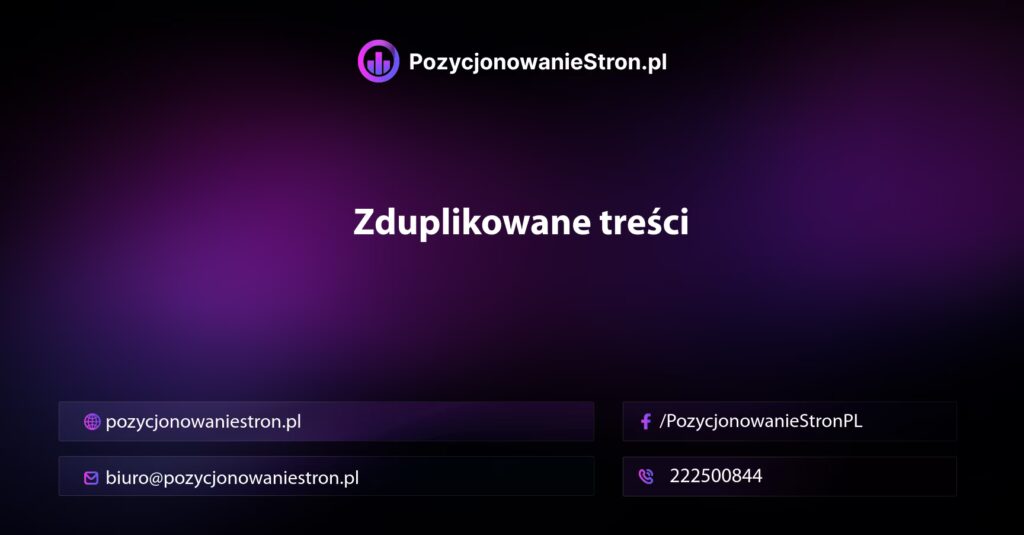 Zduplikowane treści