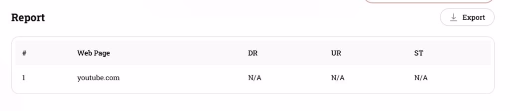 Raport dla domeny youtube.com - SEO Zabrzeż