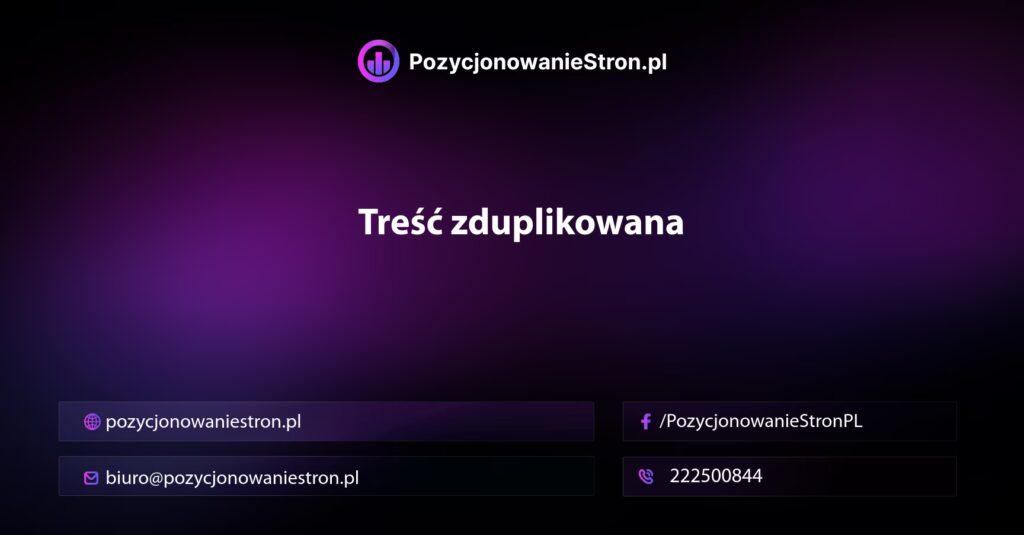 Treść zduplikowana