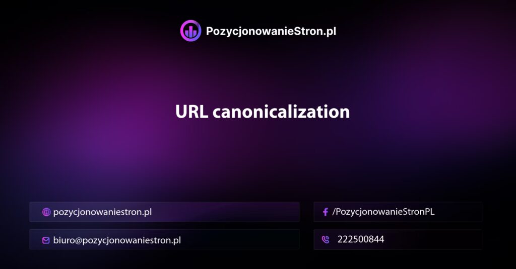 URL canonicalization