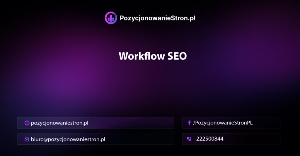 Workflow SEO