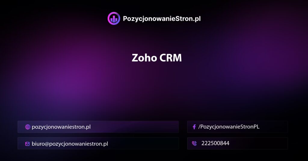 zoho crm