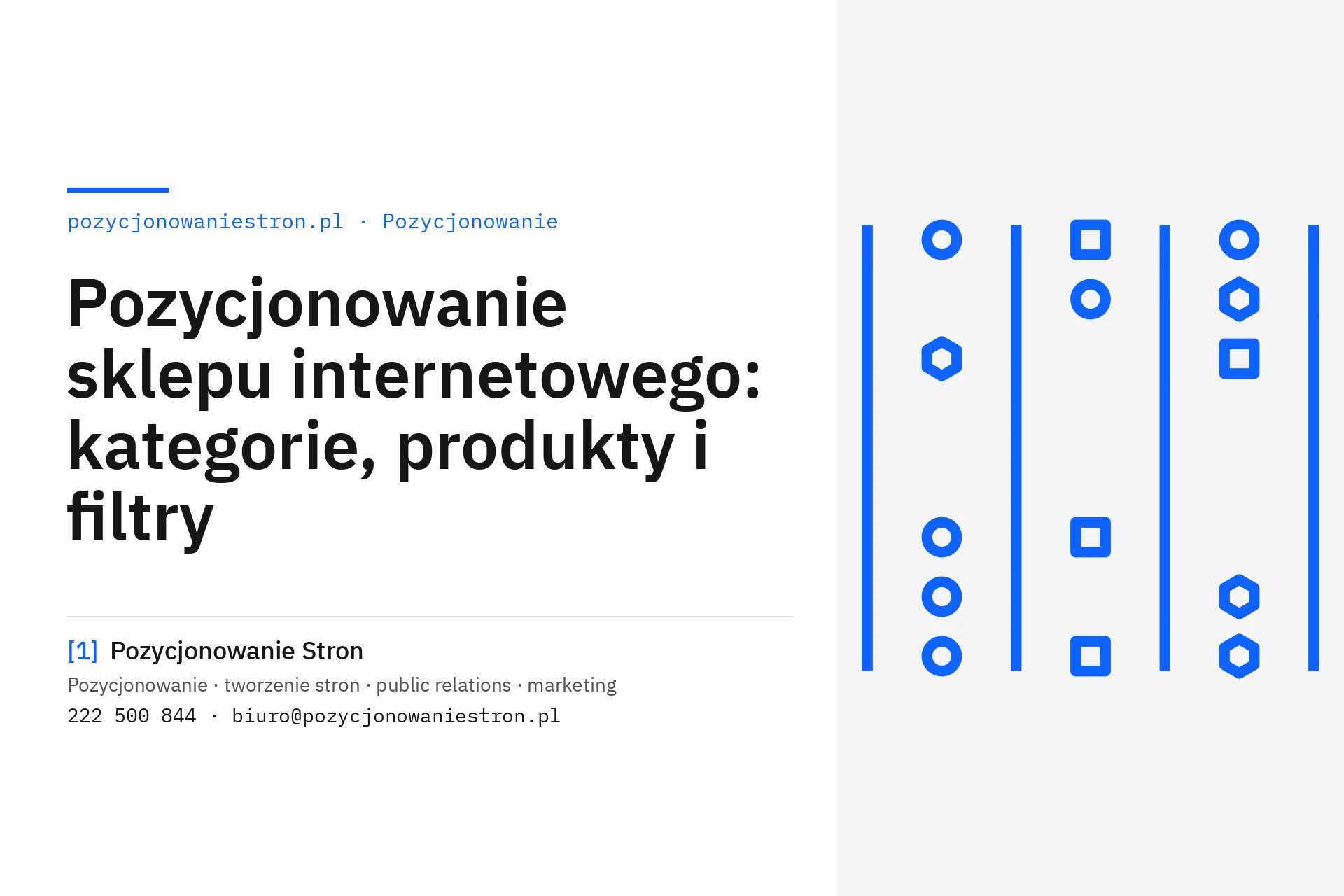 Pozycjonowanie sklepu internetowego