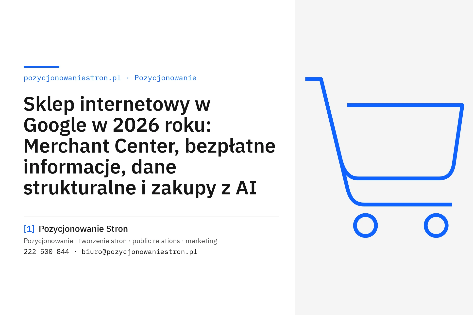 Sklep internetowy w google przewodnik