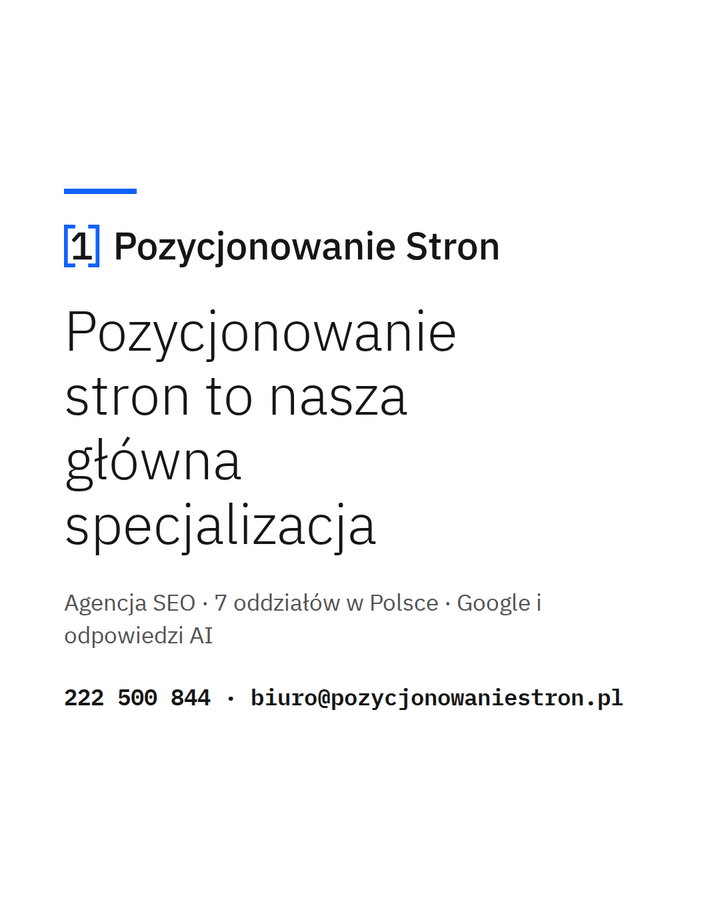Baner pionowy do grup na Facebooku Pozycjonowanie Stron